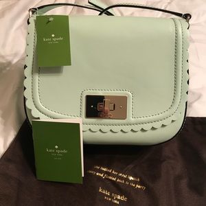 Authentic Kate Spade Crossbody in Faded Mint. NWT